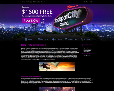 Screenshot Jackpot City Hold Em High Video Poker